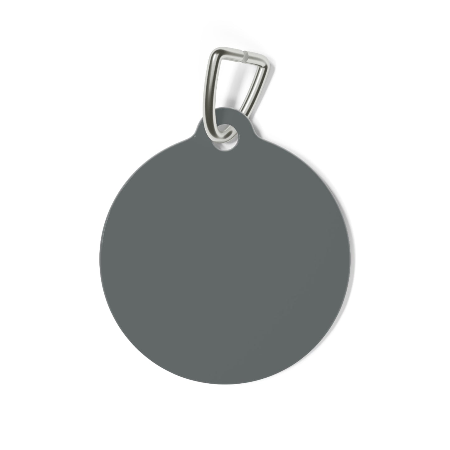 Dog ID Tag, Cool Tag with "Dog in Sunglasses" Design, "Bulldog" Collection, Dog Gifts, Solid Metal ID Tag