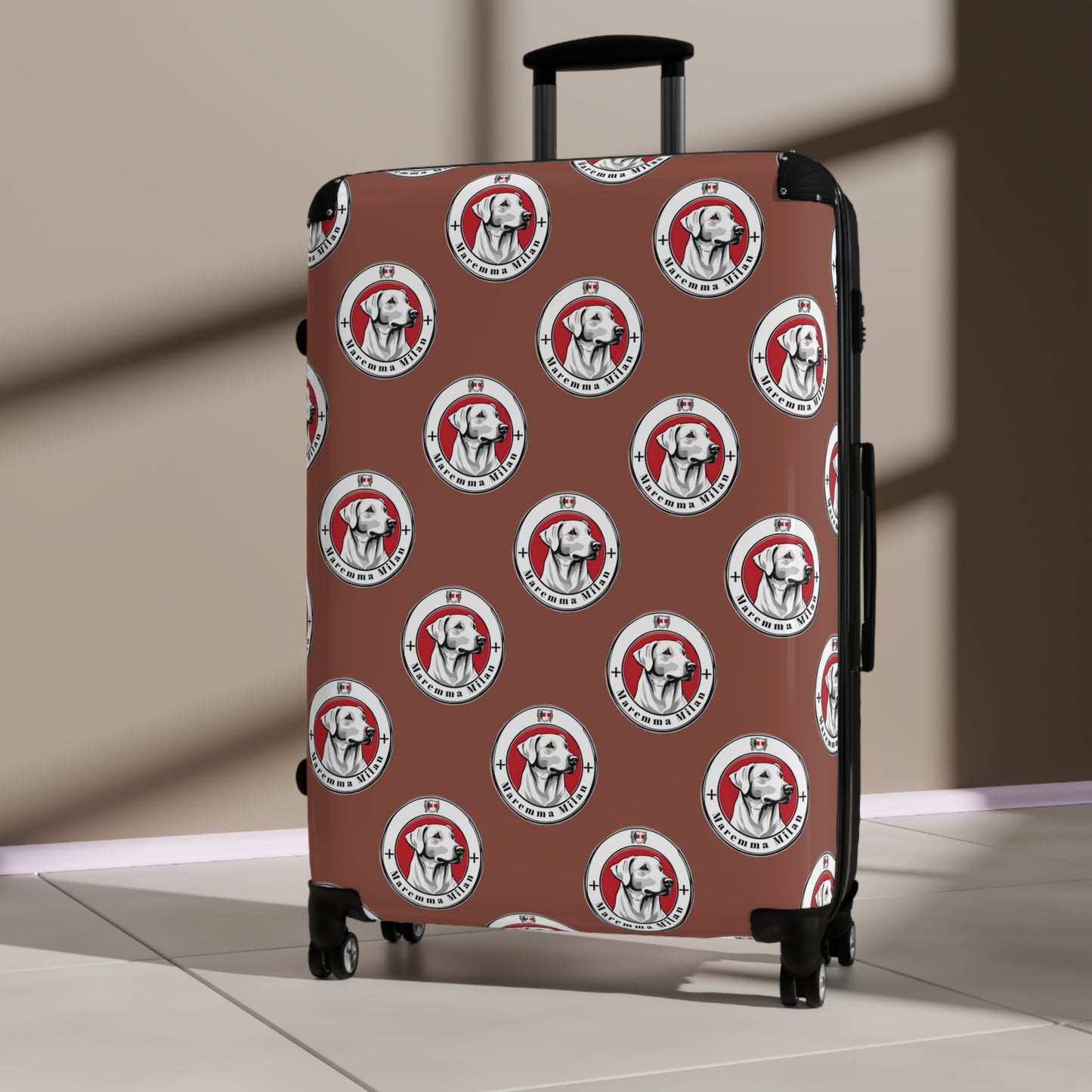Custom Dog Lover Suitcase – Travel in Style with Pet Design