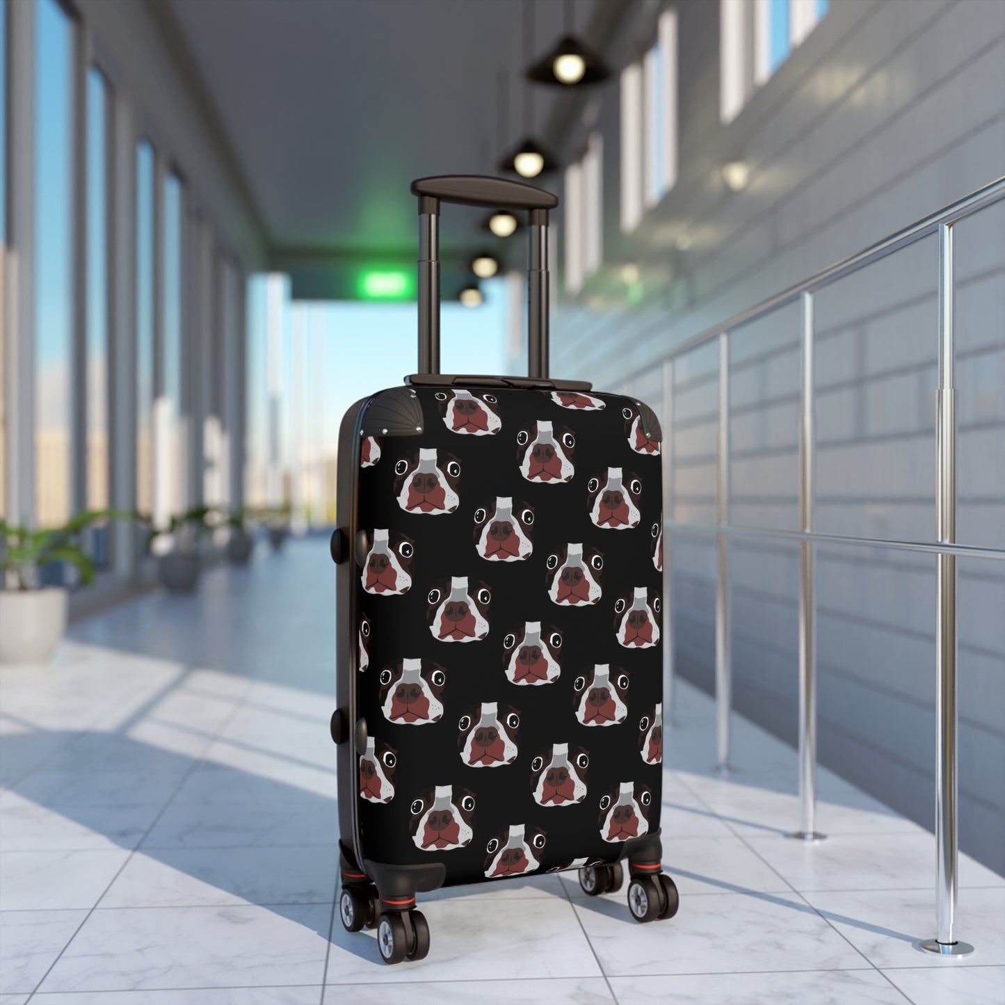 Travel Suitecase "Wonder Dog" - Themed Suitcase 360-Degree Swivel Wheels Hard Shell