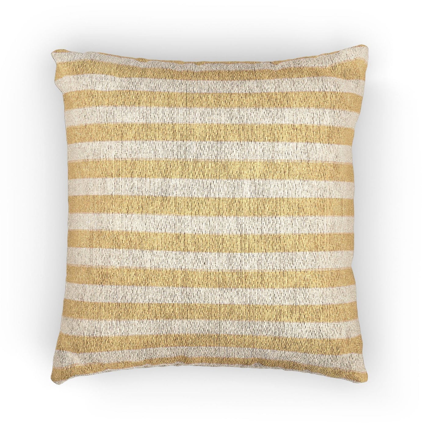 Elegant Striped Woven Cotton Cushion Cover & Pillow "Portofino Dogs" - Cozy Decor for Home