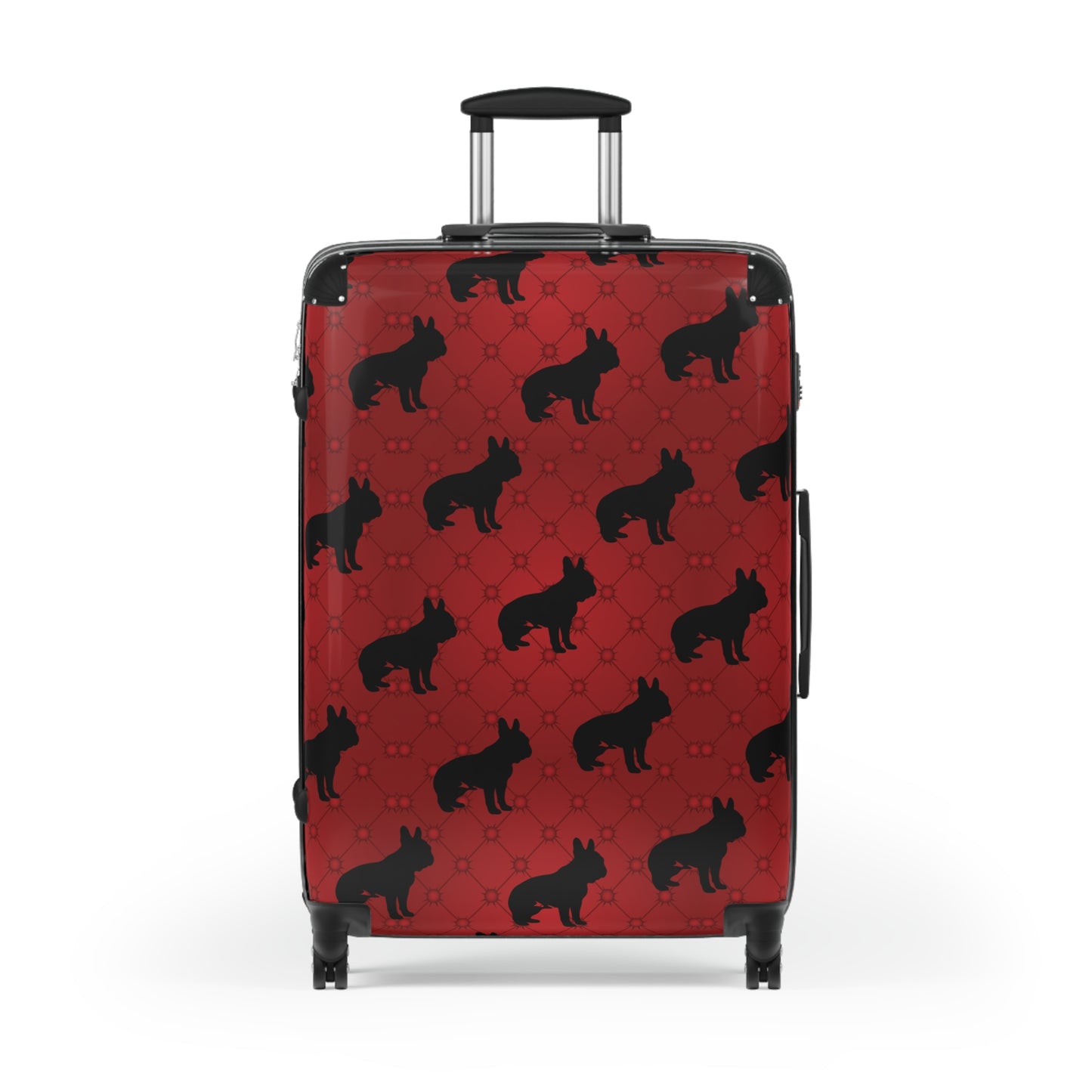 Dog Pattern Designer Suitcase | "Bulldog" Collection | Supper Durable and LIghtweight Luggage for Women | Gift for Dog Owners | Vacation Essentials
