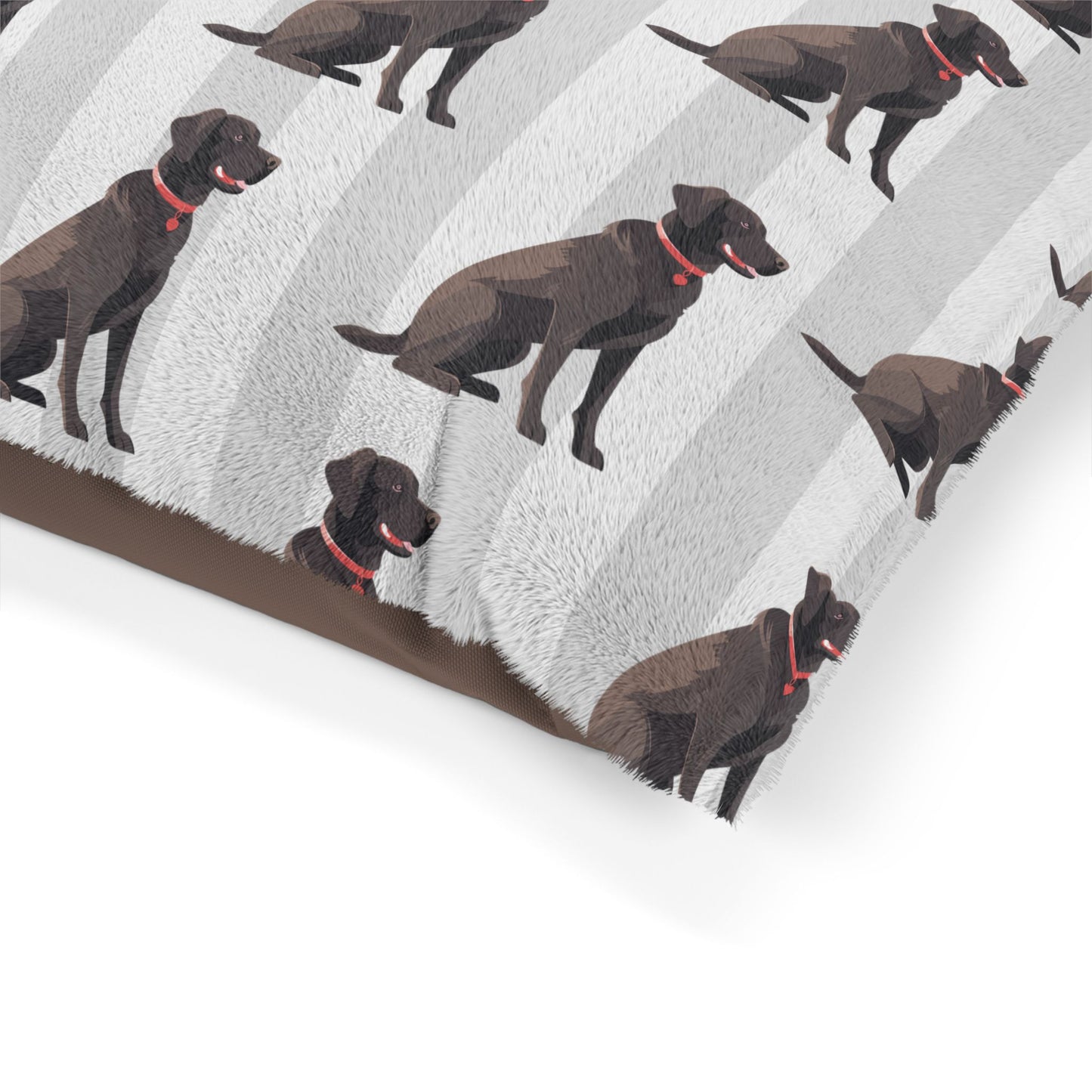 Chic Dog Bed with "Labrador" Design With Cotton Underside| Cozy Pet Cushion | Dog Lovers Gift, Stylish Pet Accessory, Modern Pet Decor