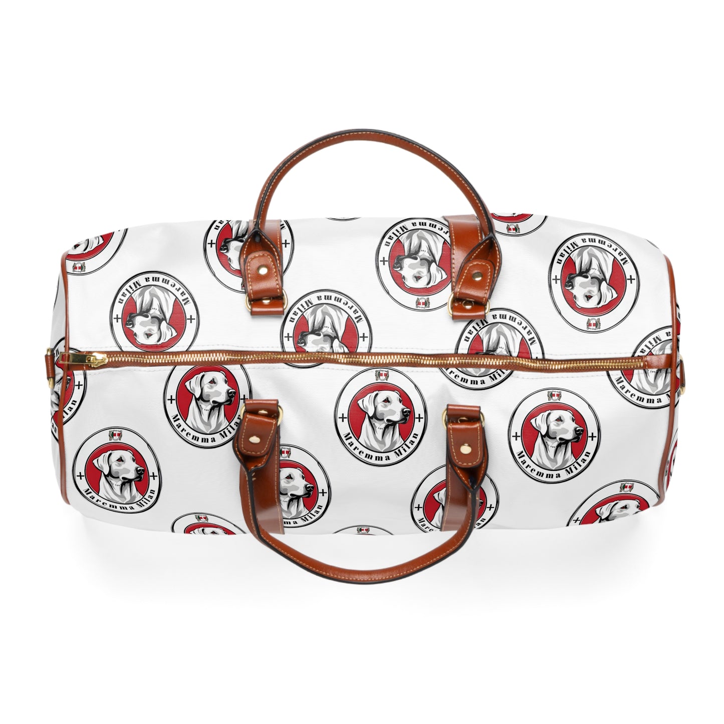 Cute Dog Print Waterproof Travel Bag - Perfect for Pet Lovers on the Go!