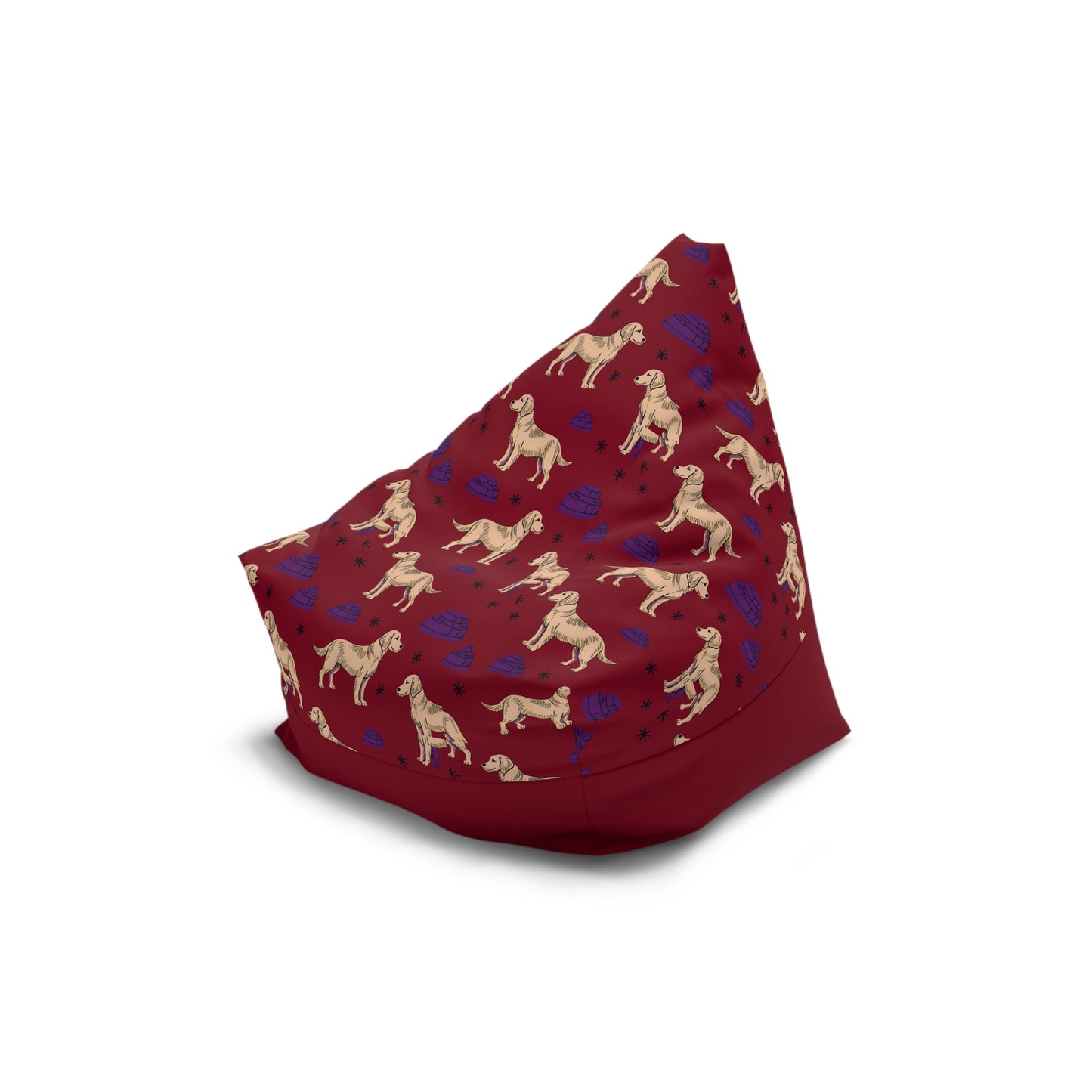 Bean Bag Chair Cover "Golden Retriever" Collection - Cozy Seating for All Ages