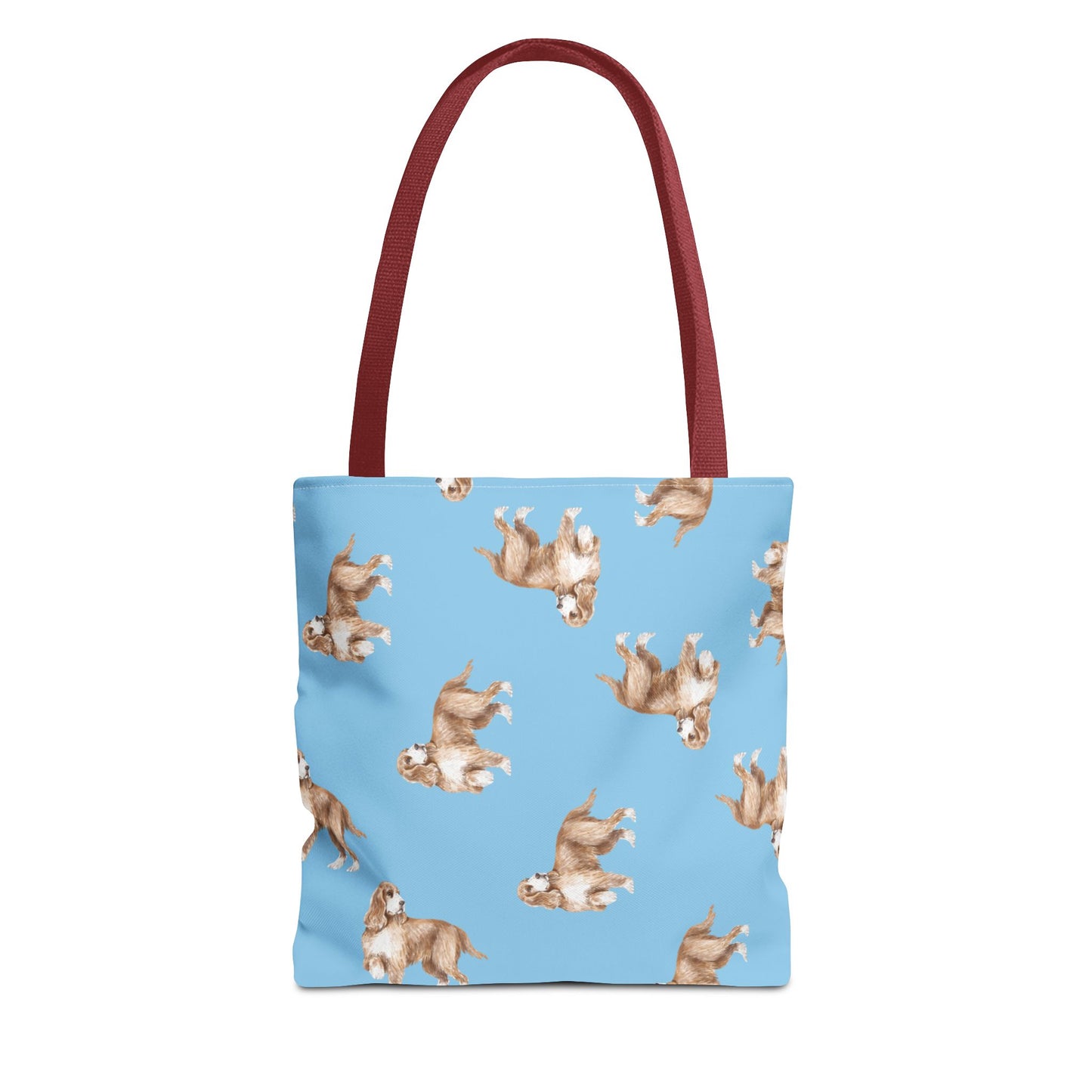 Tote Bag "Cocker Spaniel", Beach Bag, Eco-friendly Shopping Bag, Fun Dog Print, Casual Everyday Tote