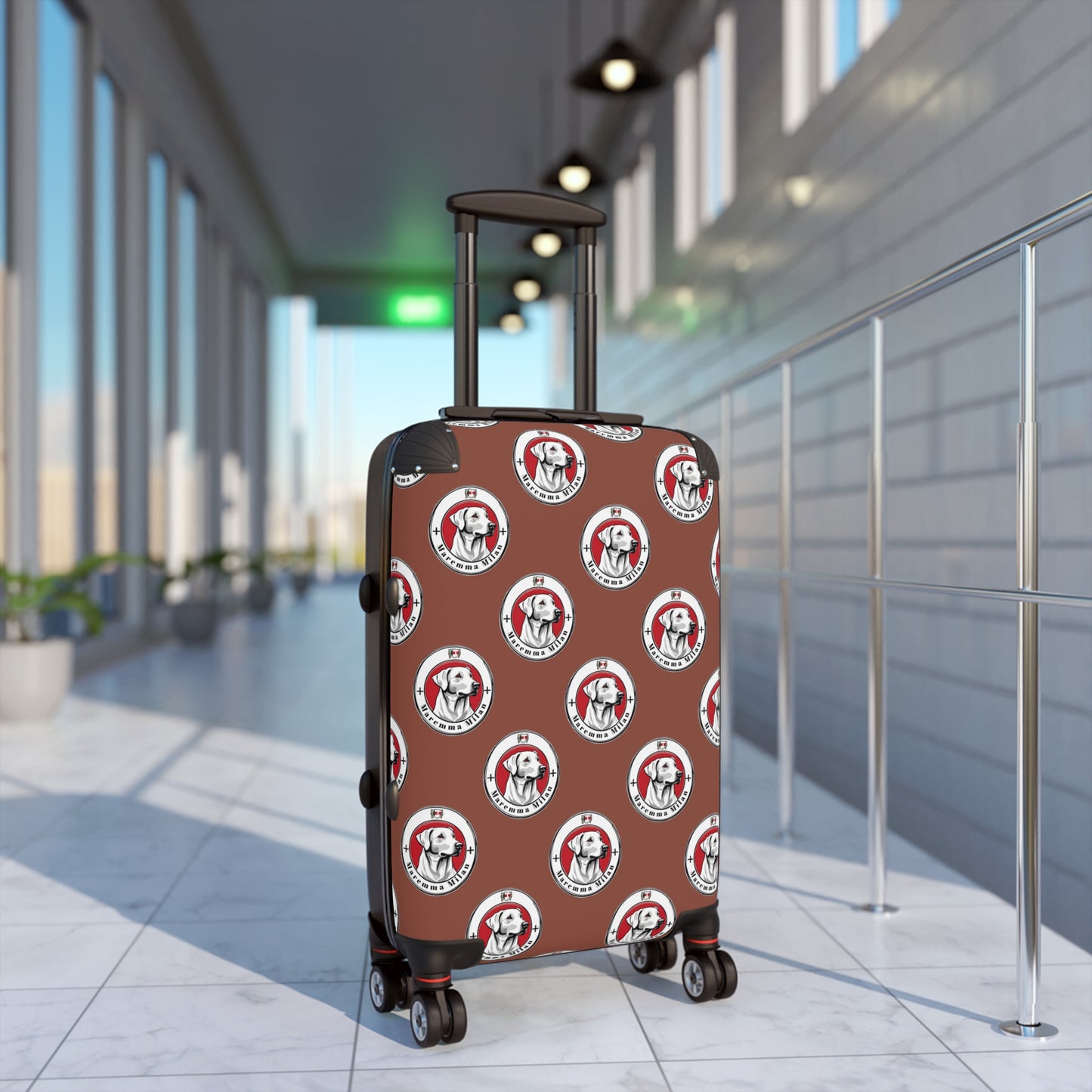 Custom Dog Lover Suitcase – Travel in Style with Pet Design