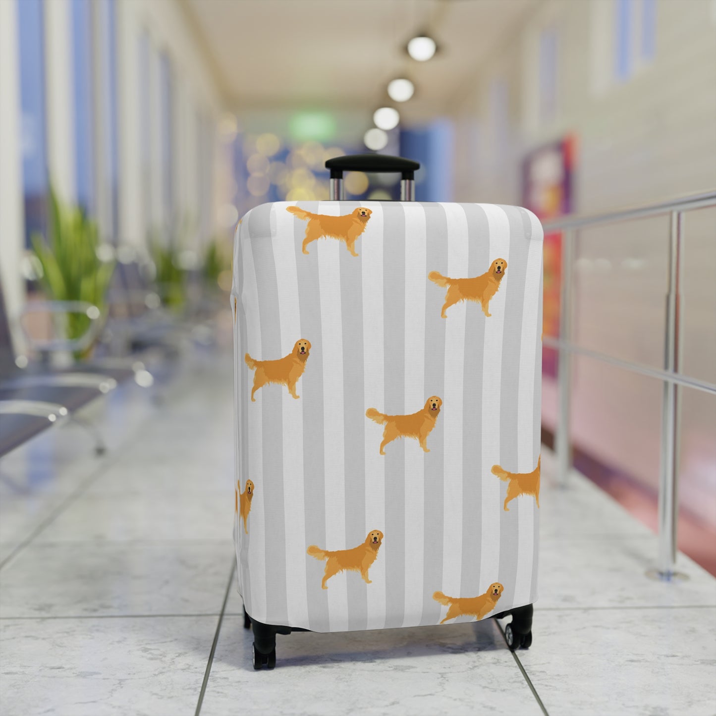 Luggage Cover "Golden Retriever" and "Cocker Spaniel" - Travel Accessories for Dog Lovers, Gift for Dog Owners