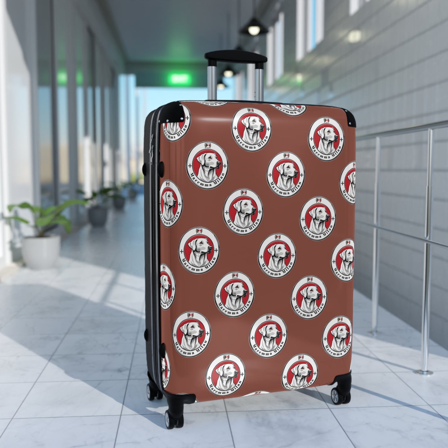 Custom Dog Lover Suitcase – Travel in Style with Pet Design