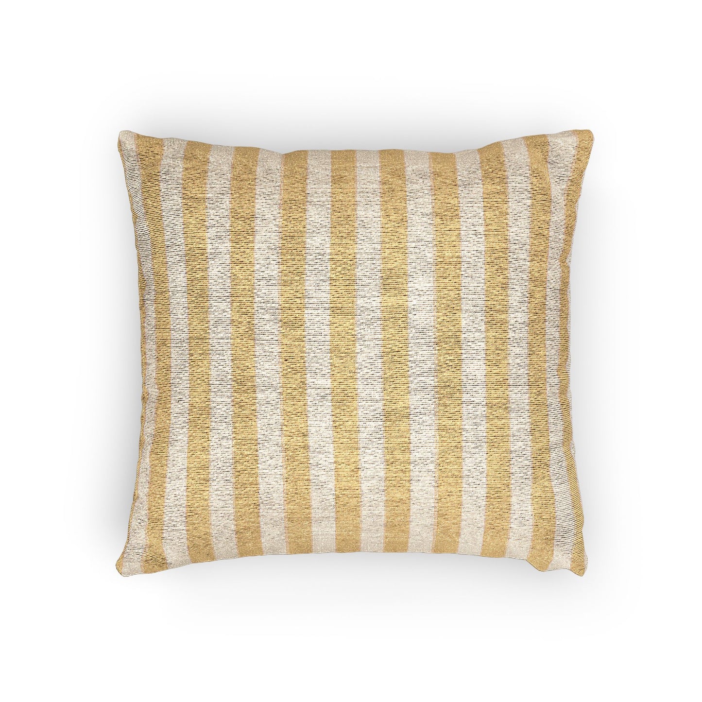 Elegant Striped Woven Cotton Cushion Cover & Pillow "Portofino Dogs" - Cozy Decor for Home