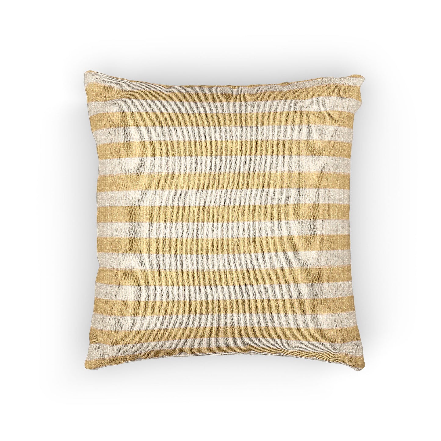 Elegant Striped Woven Cotton Cushion Cover & Pillow "Portofino Dogs" - Cozy Decor for Home