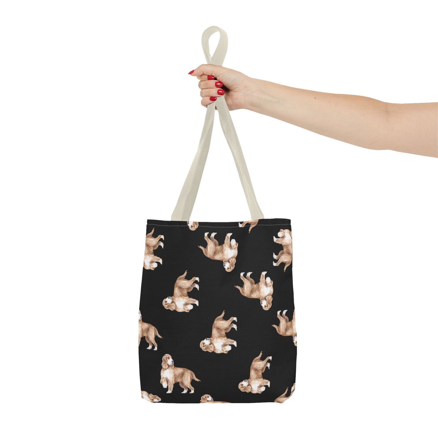 Dog Lover's Tote Bag, All-Over Print Dog Bag, Cute Pet Tote, Gift for Dog Owners, Casual Everyday Bag, Dog Mom Gift