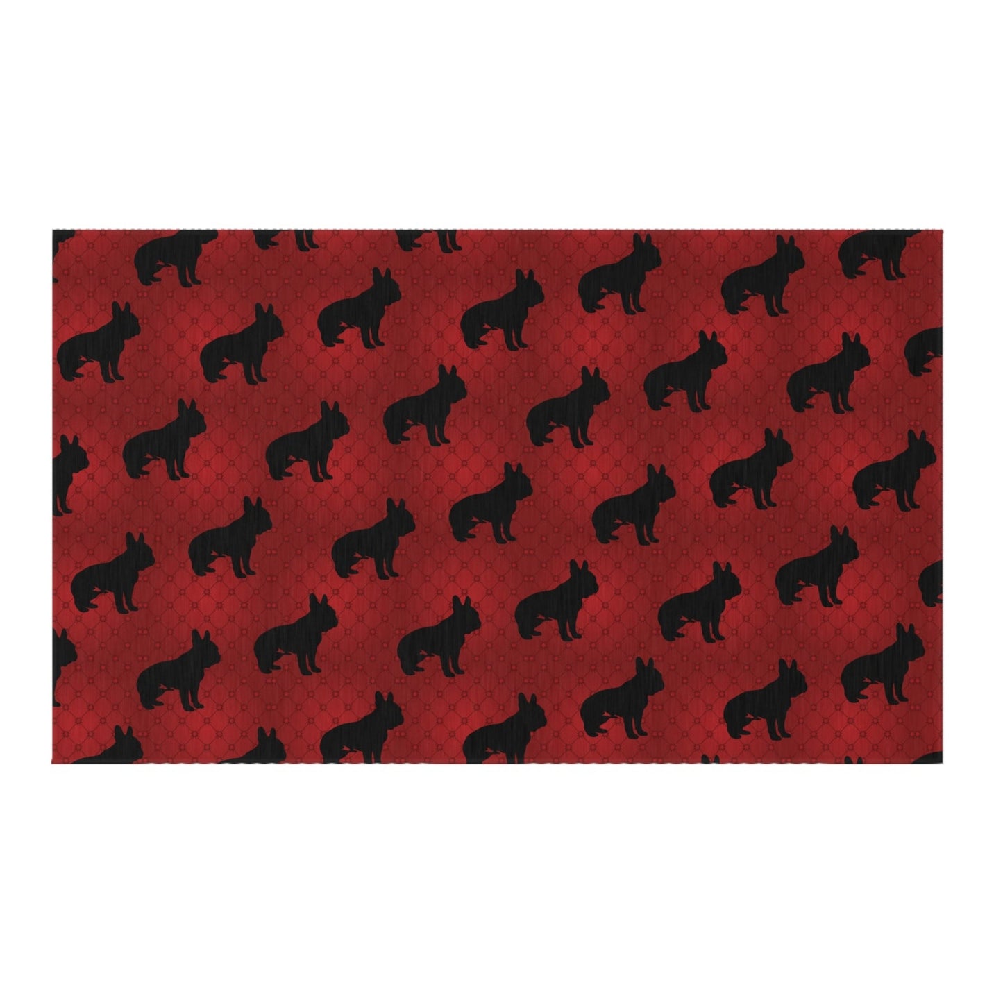 Cozy Outdoor Rug for Patios, Decks, and Picnics, "Bulldog" Design, Soft and Durable Surface for Outdoor Gatherings