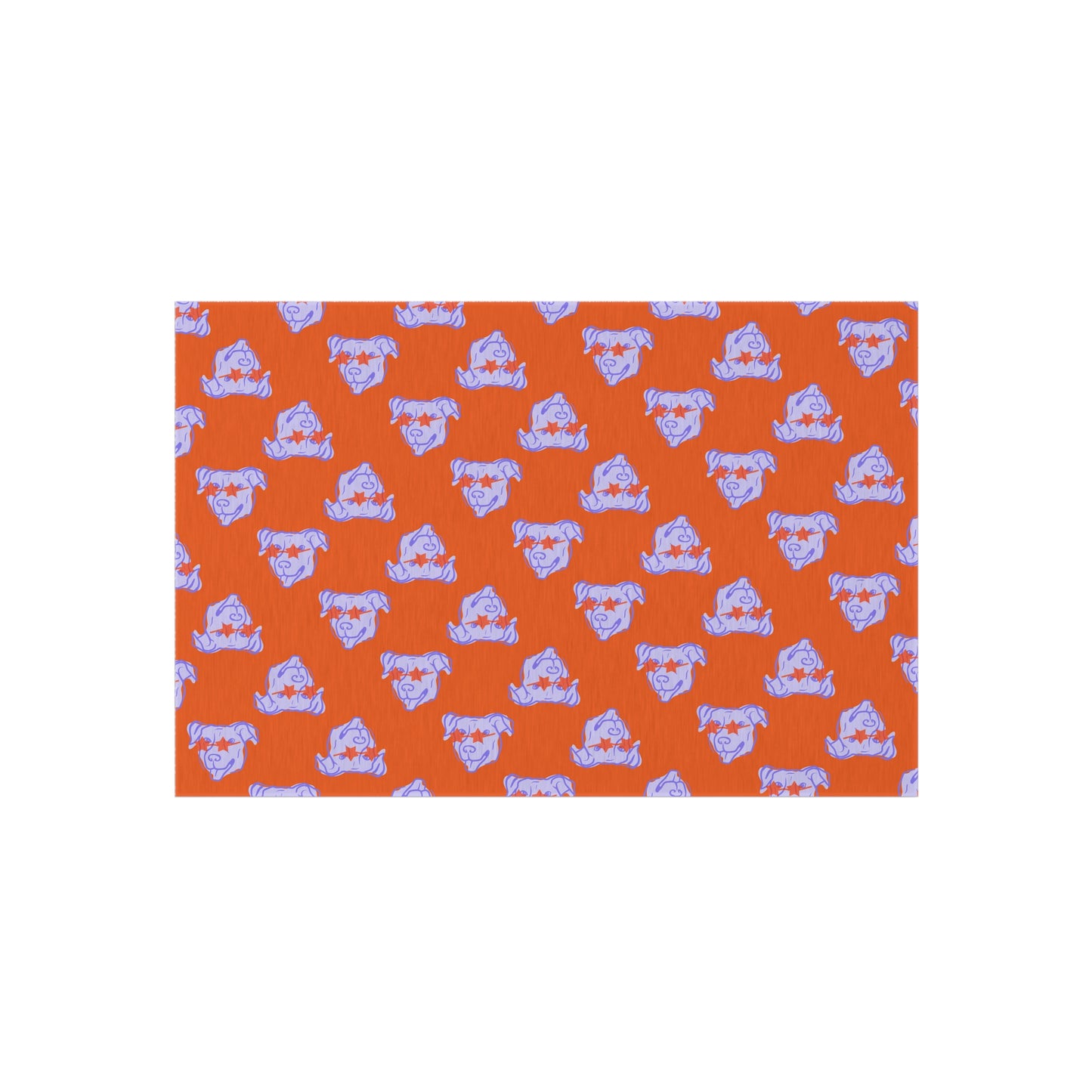 Vibrant Outdoor Rug with Playful Pet Design - Perfect for Patios and Porches