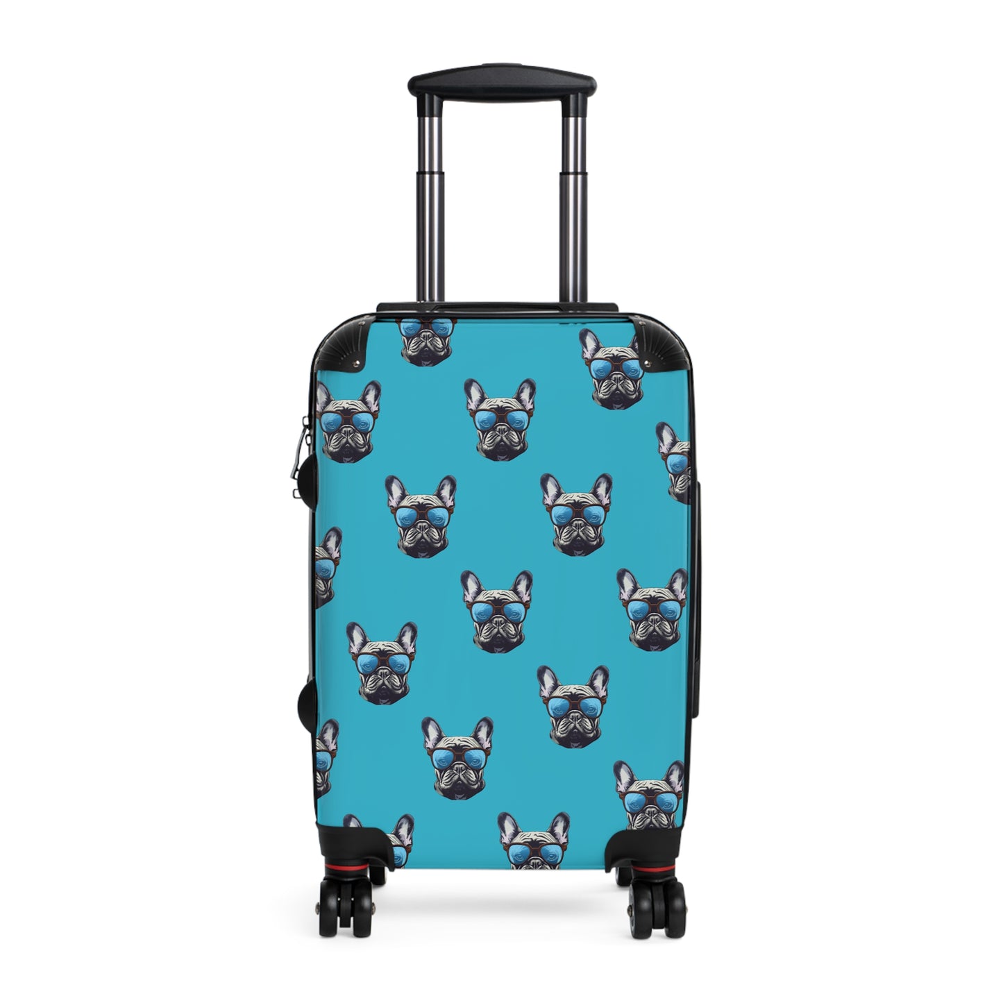 "Bulldog" Travel Suitcase, Super Durable and Lightweight French Bulldog Travel Suitcase, Unique Designer Travel Gear