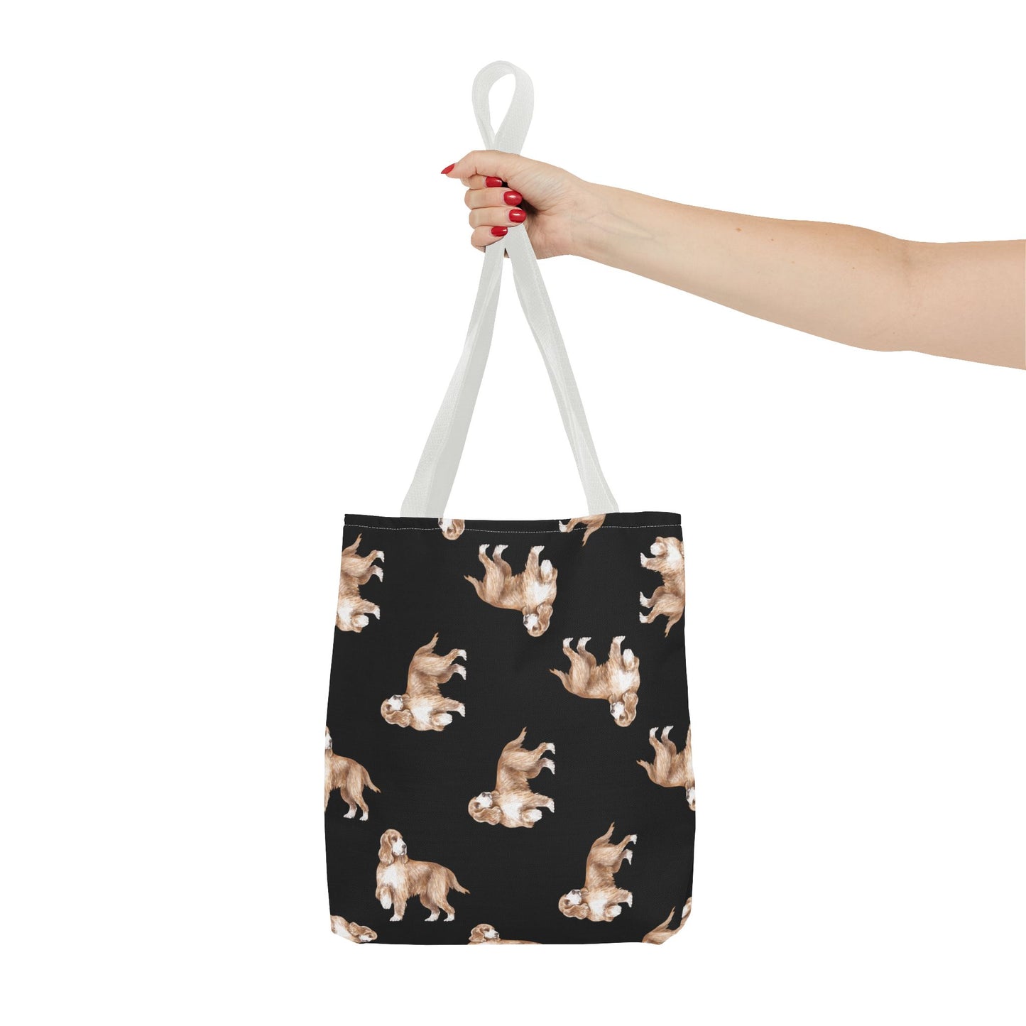 Dog Lover's Tote Bag, All-Over Print Dog Bag, Cute Pet Tote, Gift for Dog Owners, Casual Everyday Bag, Dog Mom Gift