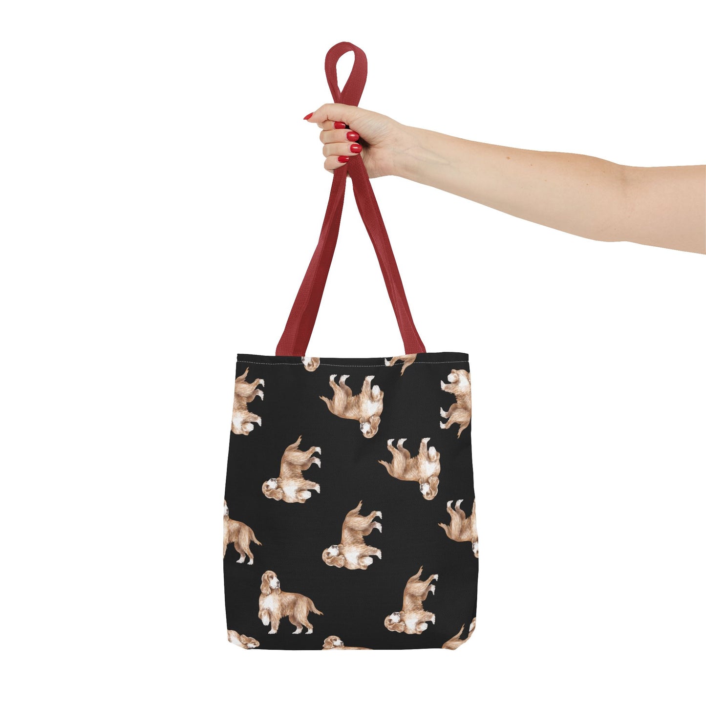 Dog Lover's Tote Bag, All-Over Print Dog Bag, Cute Pet Tote, Gift for Dog Owners, Casual Everyday Bag, Dog Mom Gift