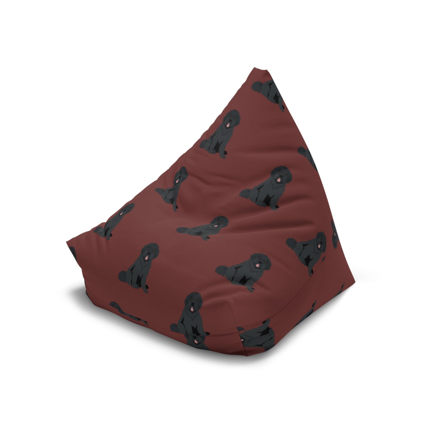 Cozy Dog Print Bean Bag Chair Cover – Perfect for Pet Lovers!