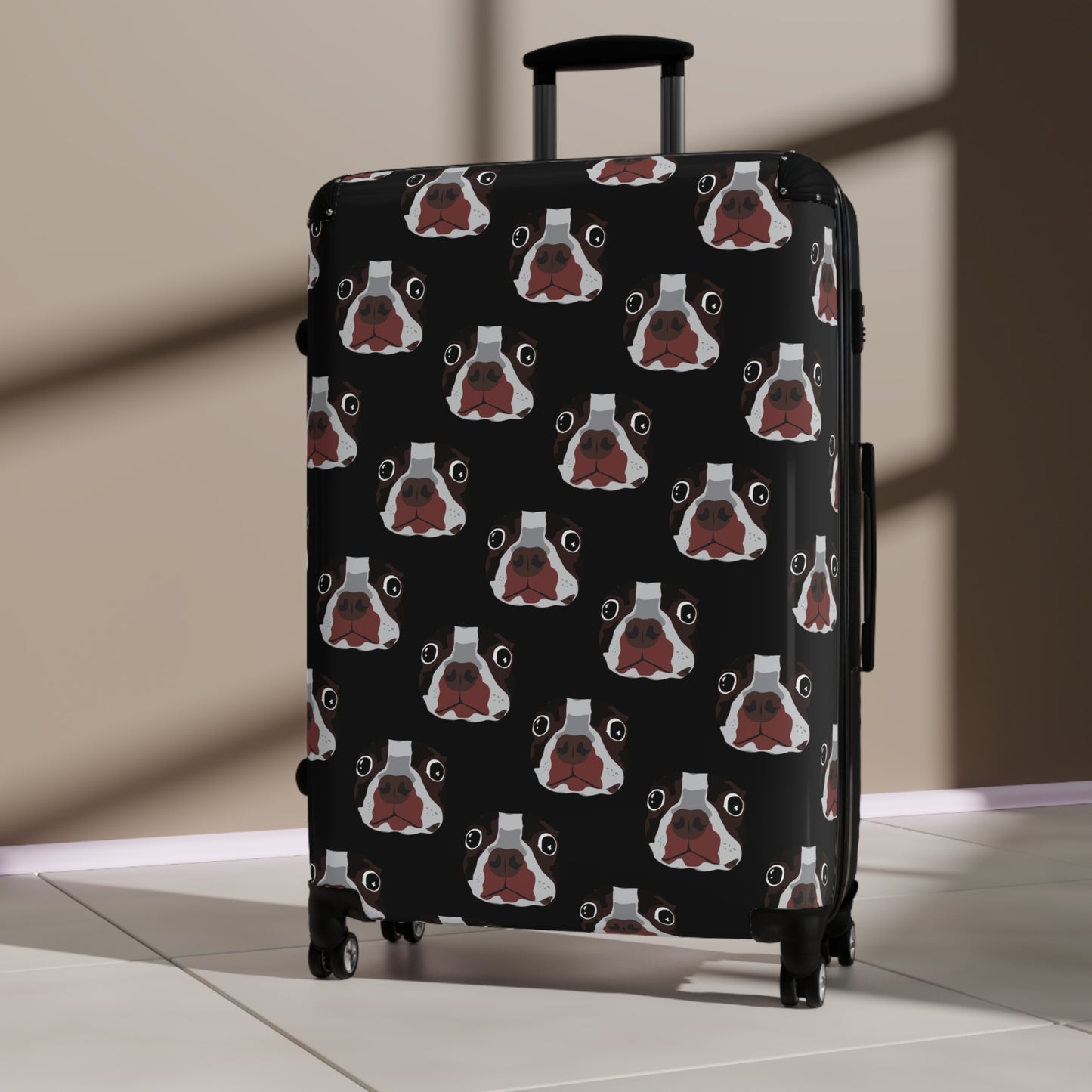 Travel Suitecase "Wonder Dog" - Themed Suitcase 360-Degree Swivel Wheels Hard Shell