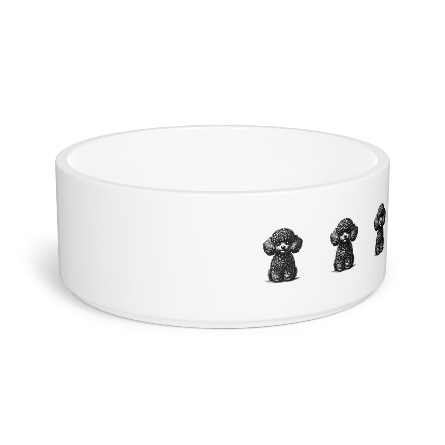 Cute Dog Print Pet Bowl, Personalized Pet Dish, Dog Lover Gift, Customizable Pet Supplies, Adorable Pet Accessories