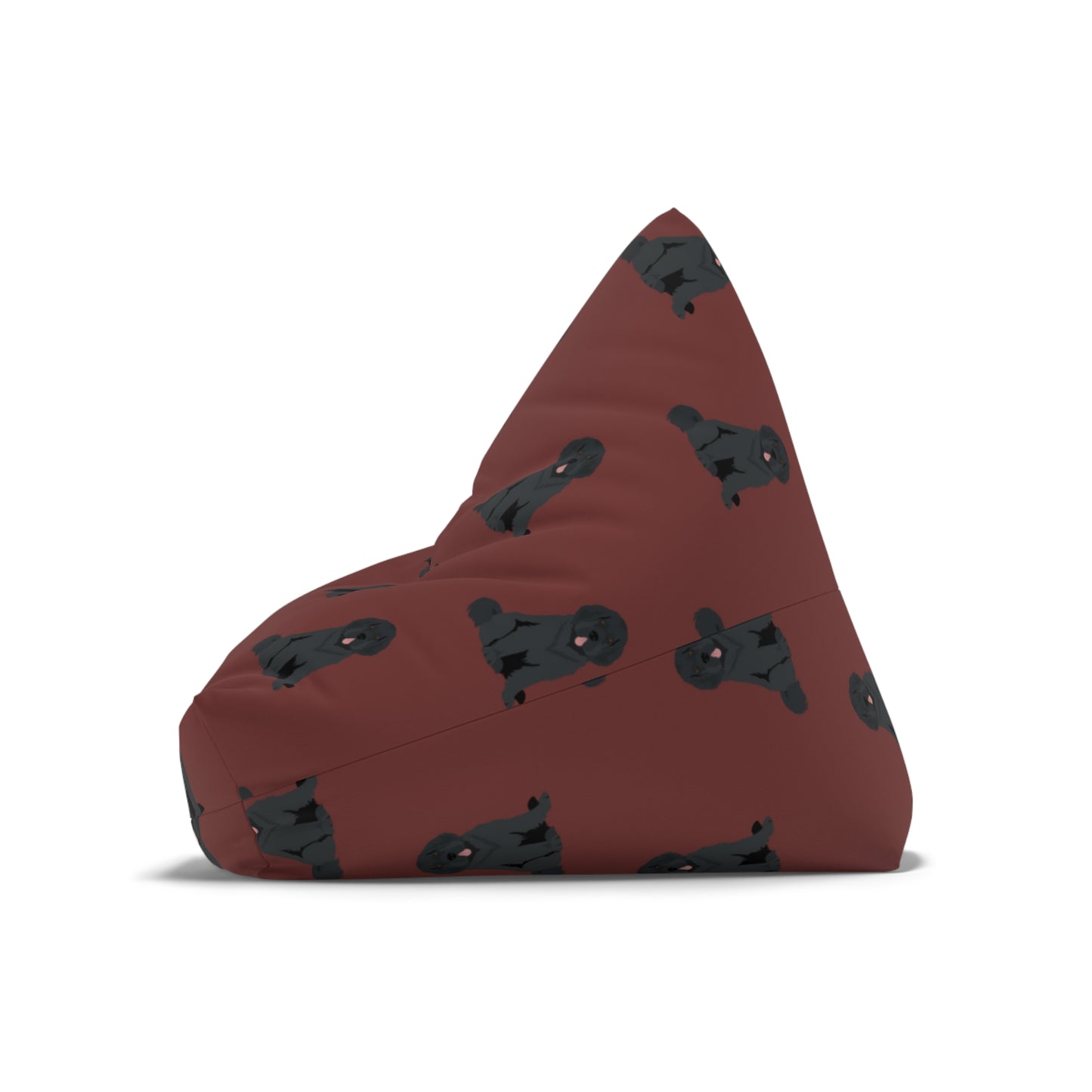 Cozy Dog Print Bean Bag Chair Cover – Perfect for Pet Lovers!