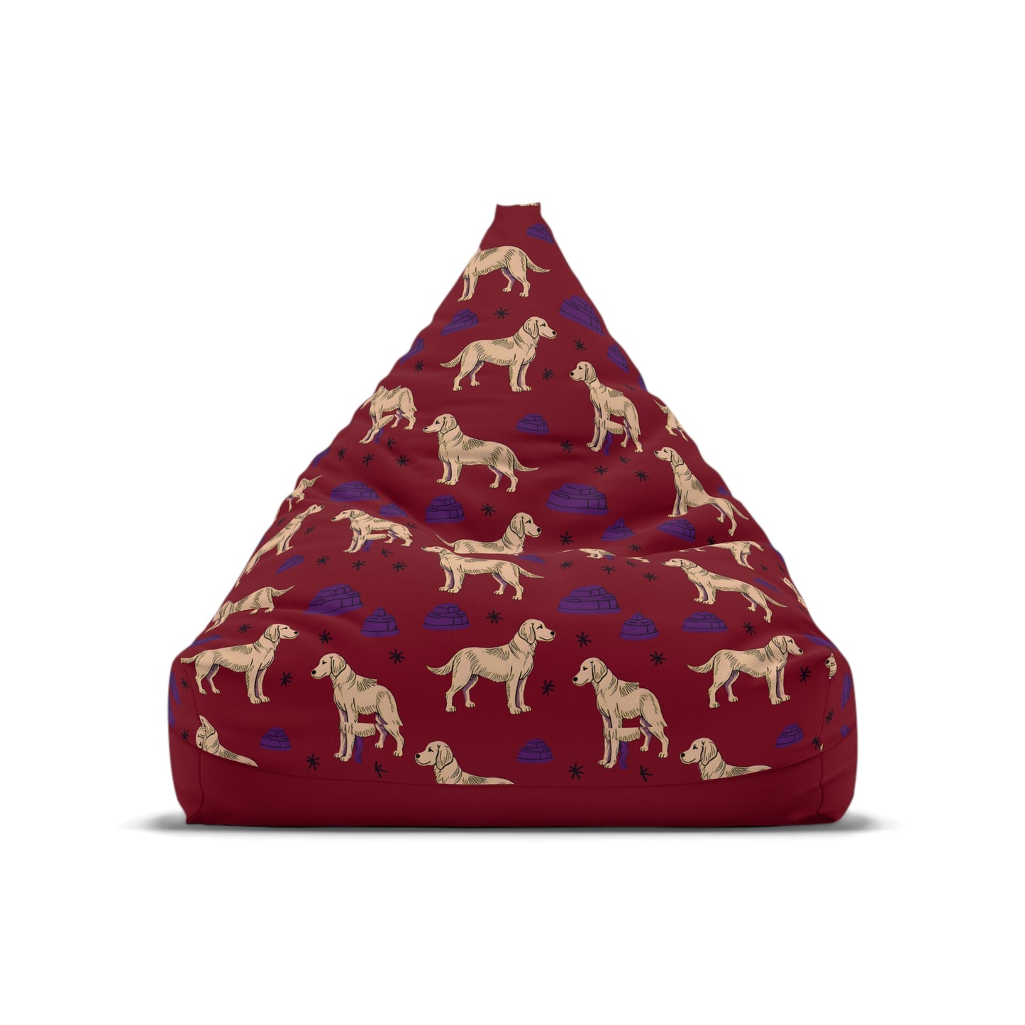 Bean Bag Chair Cover "Golden Retriever" Collection - Cozy Seating for All Ages
