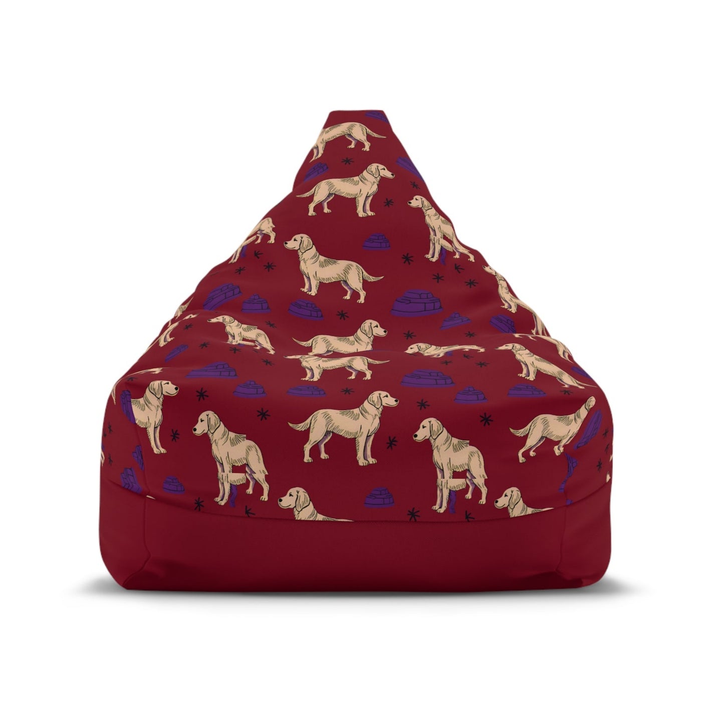 Bean Bag Chair Cover "Golden Retriever" Collection - Cozy Seating for All Ages