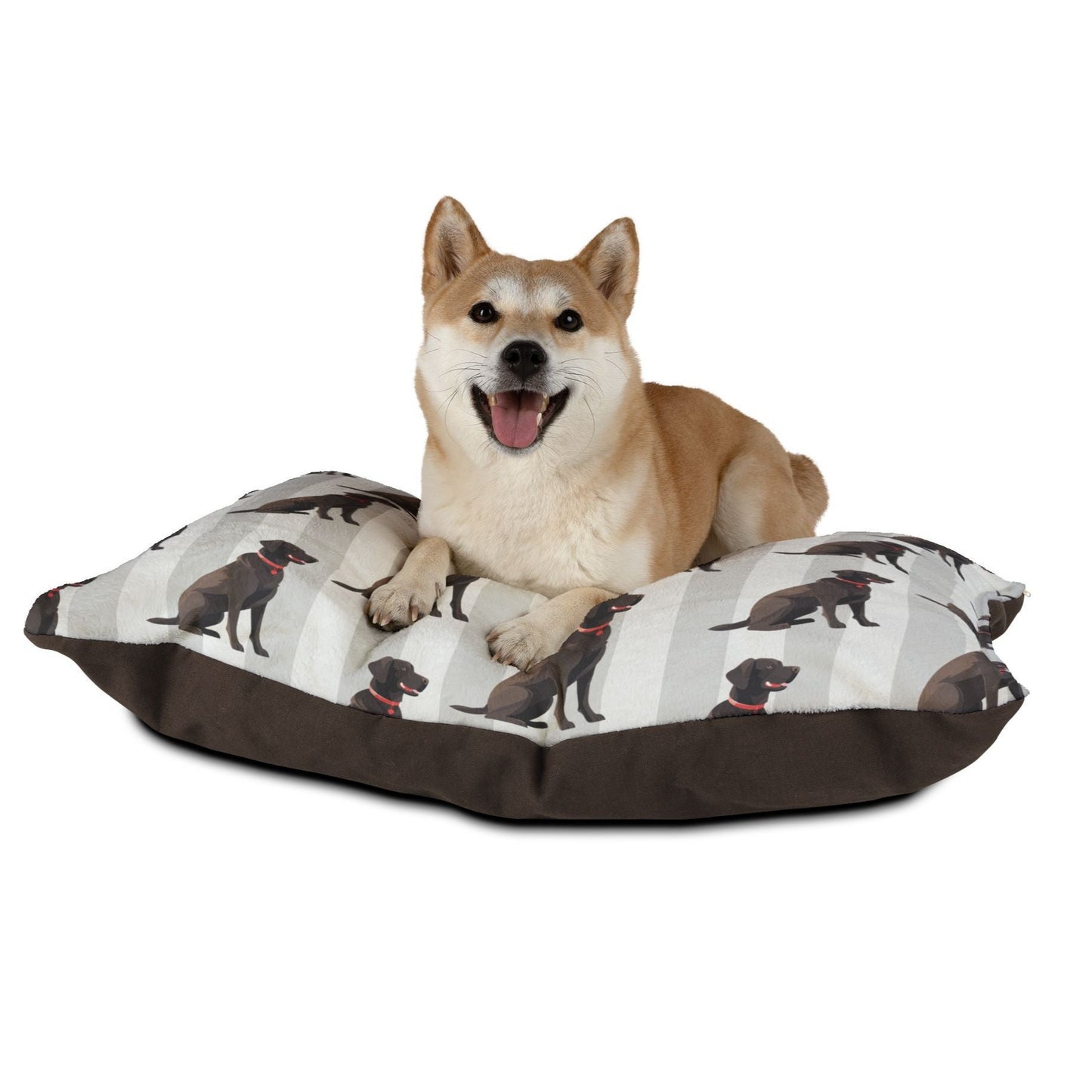 Chic Dog Bed with "Labrador" Design With Cotton Underside| Cozy Pet Cushion | Dog Lovers Gift, Stylish Pet Accessory, Modern Pet Decor
