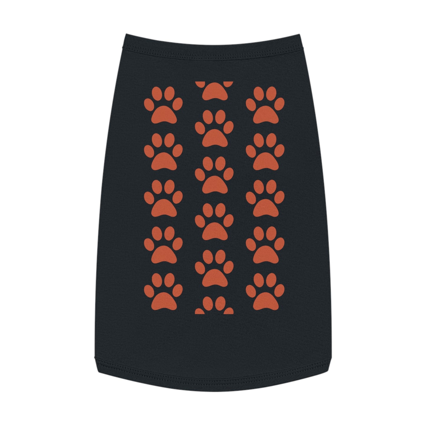 Dog Tank Cotton Top "Red Paw"