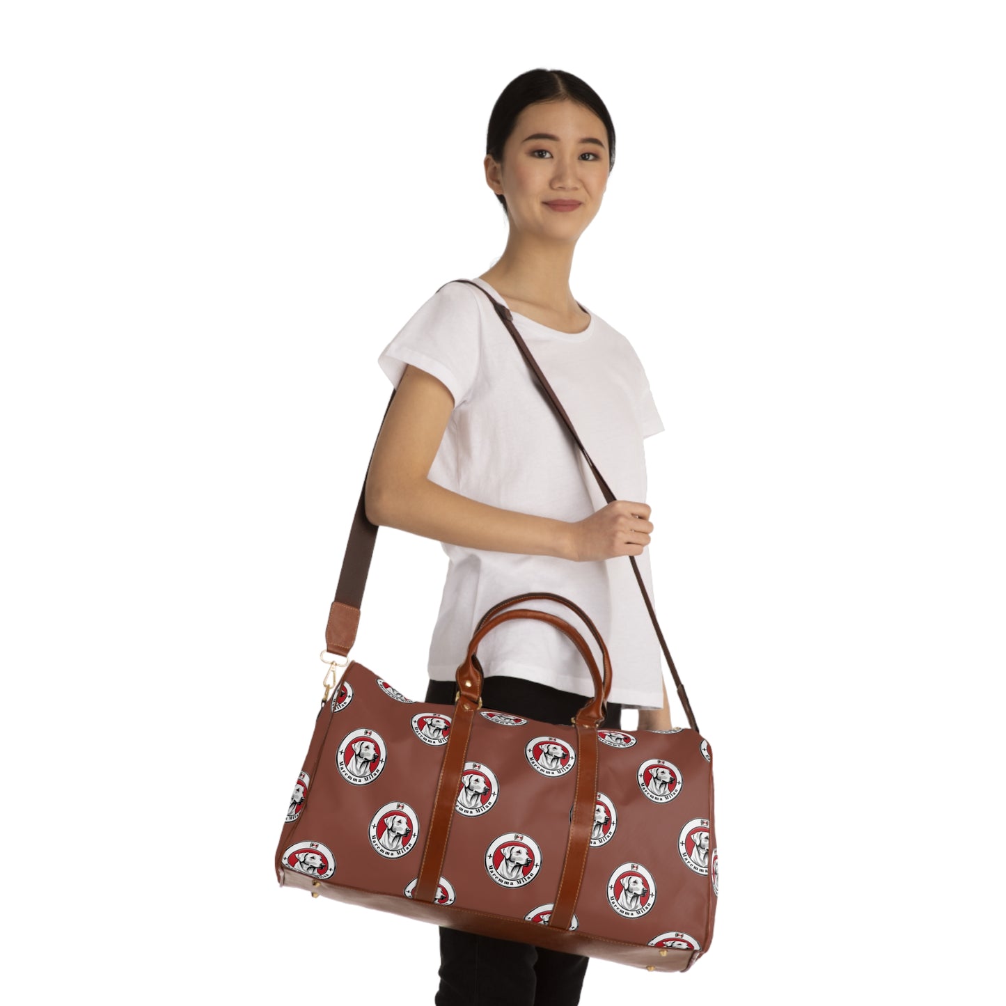 Waterproof Travel Bag with Dog Design – Perfect for Pet Lovers and Adventurers