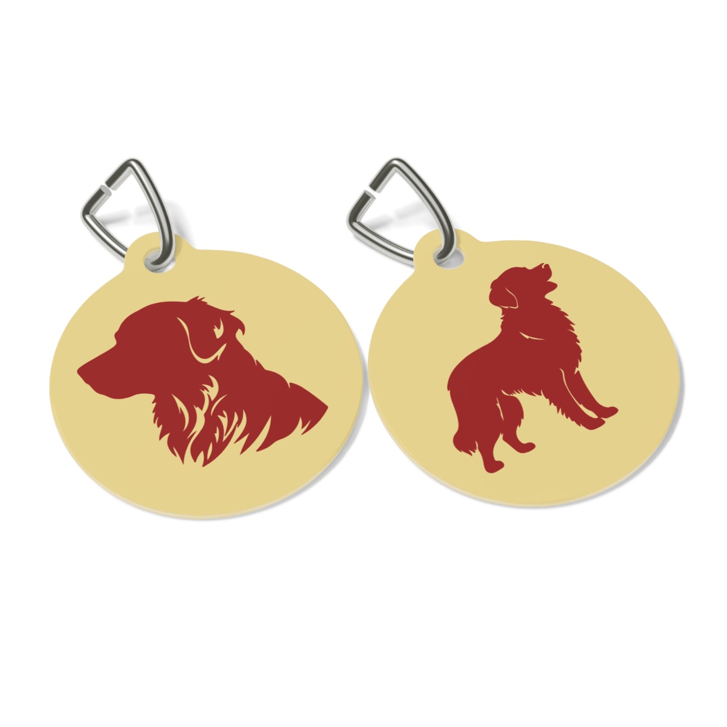 Dog ID Tag _ Dog Lovers Gift, "Golden Retriever" Collection