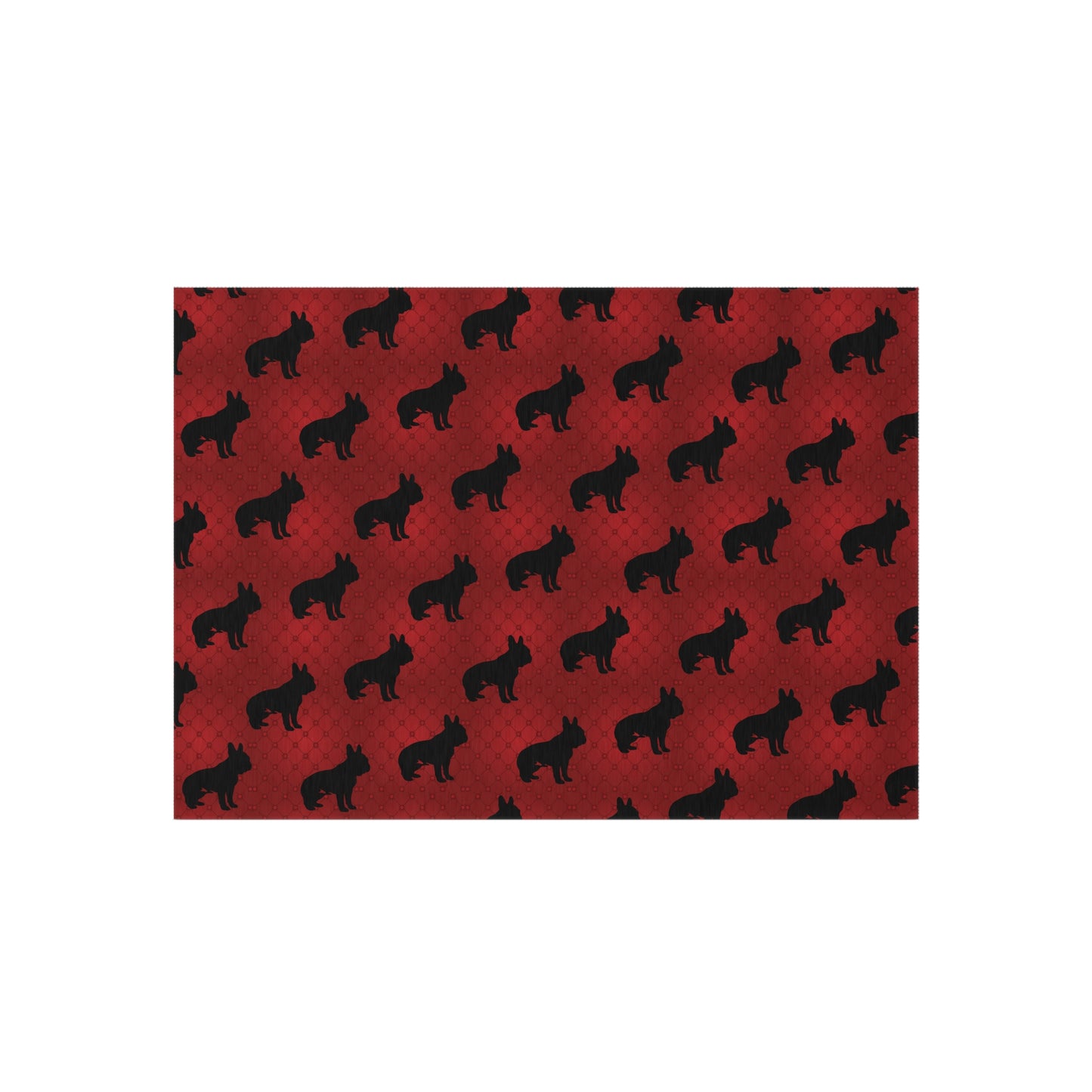 Cozy Outdoor Rug for Patios, Decks, and Picnics, "Bulldog" Design, Soft and Durable Surface for Outdoor Gatherings