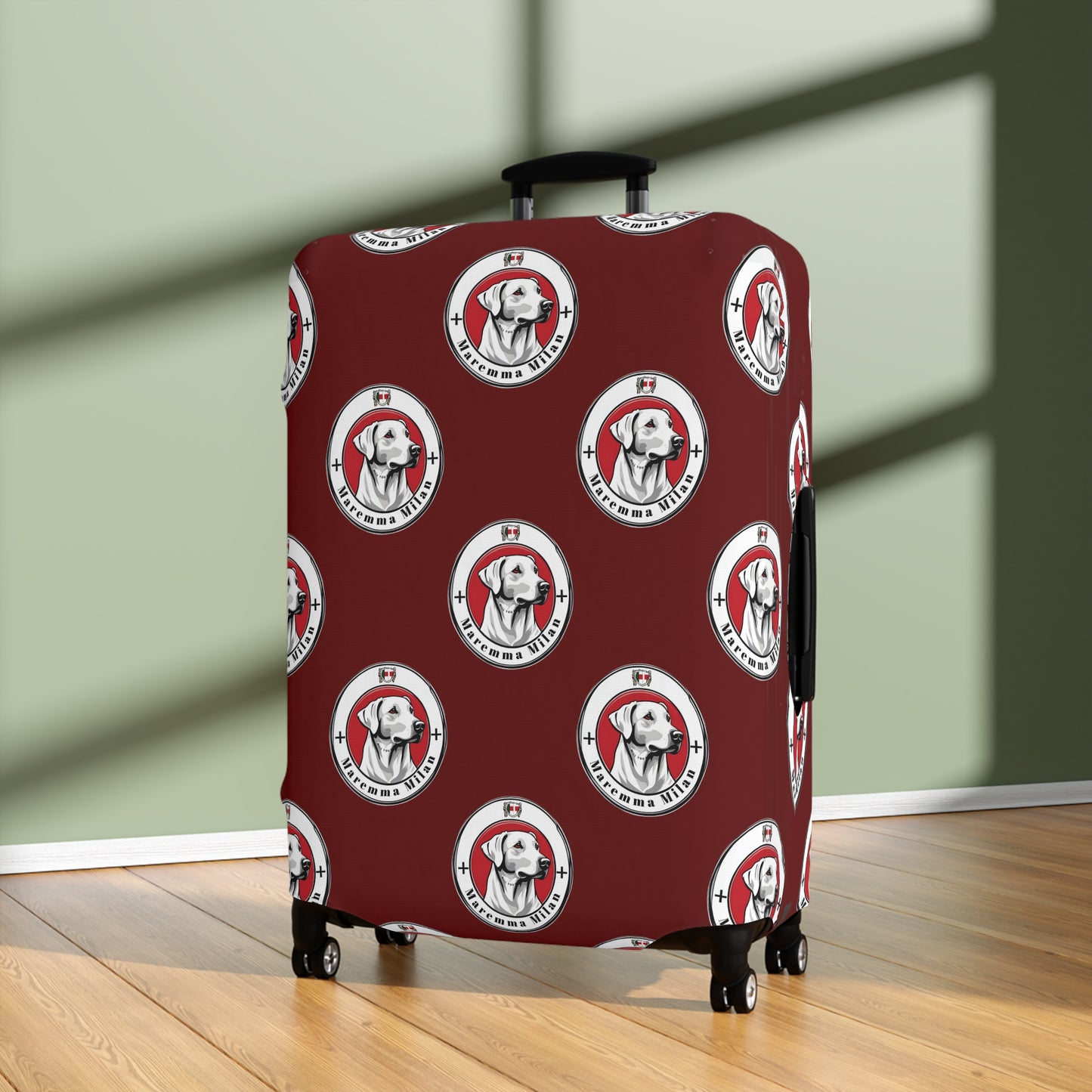 Luggage Cover "Maremma Milan", Suitcase Protector, Unique Travel Gear