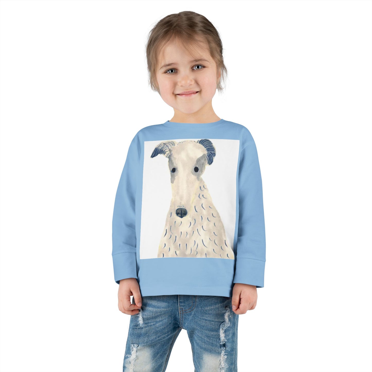 Whimsical Toddler Long Sleeve Tee, Cute Animal Designs, Children's Clothing, Birthday Gift, Playtime Apparel, Seasonal Celebrations