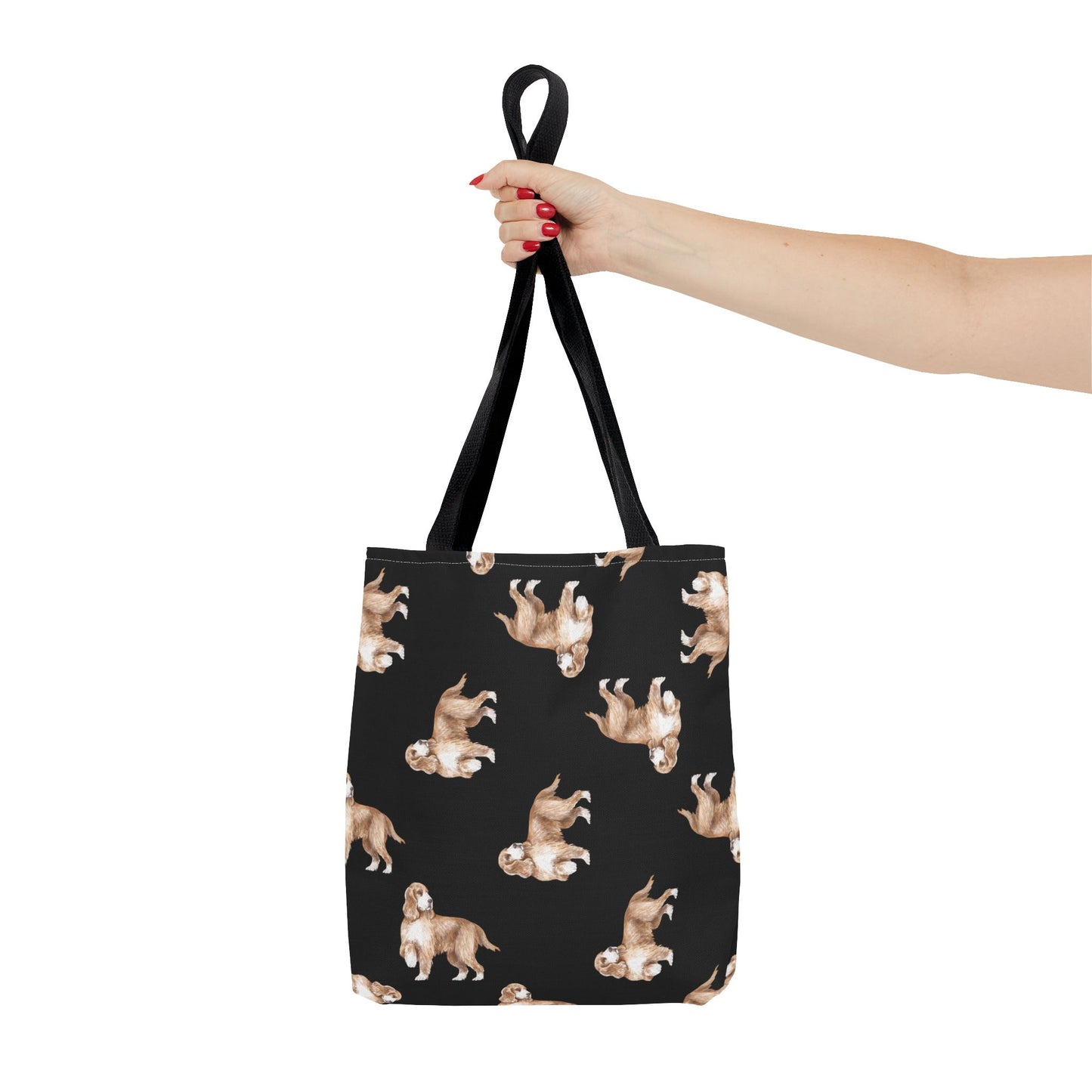Dog Lover's Tote Bag, All-Over Print Dog Bag, Cute Pet Tote, Gift for Dog Owners, Casual Everyday Bag, Dog Mom Gift