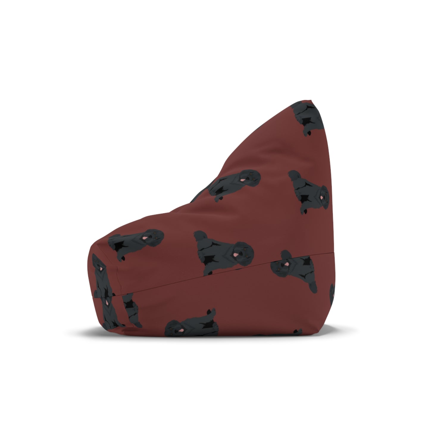 Cozy Dog Print Bean Bag Chair Cover – Perfect for Pet Lovers!