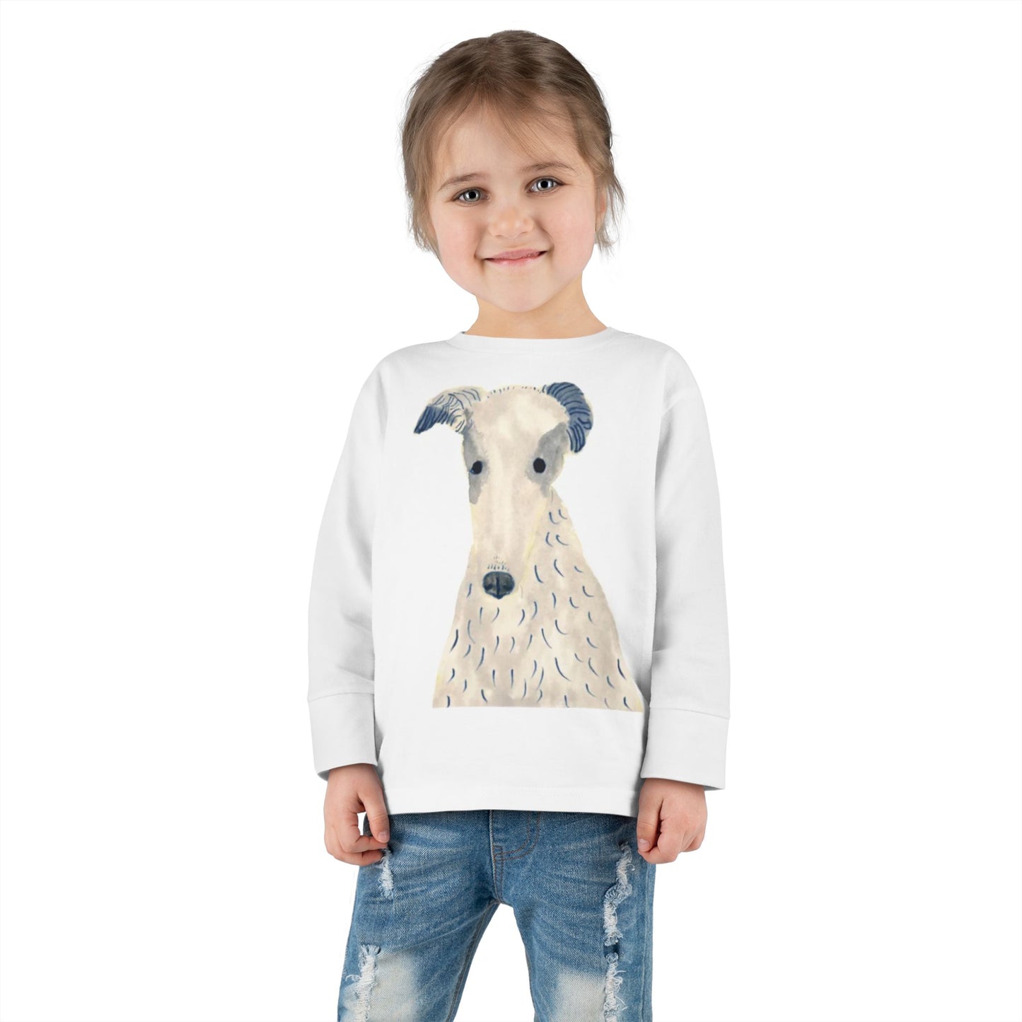Whimsical Toddler Long Sleeve Tee, Cute Animal Designs, Children's Clothing, Birthday Gift, Playtime Apparel, Seasonal Celebrations