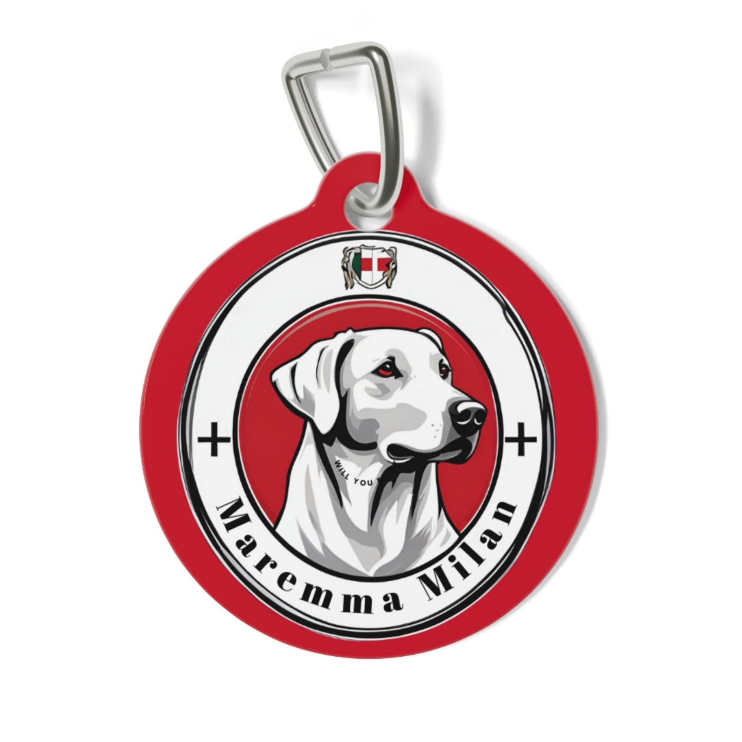 Dog ID Tag - Durable Solid Metal Dog Identification Tag