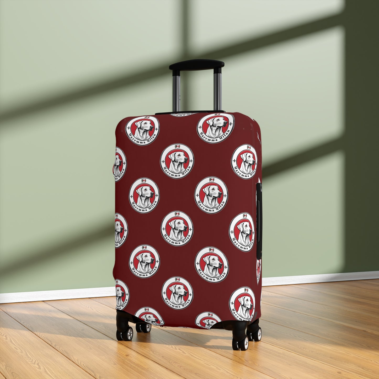 Luggage Cover "Maremma Milan", Suitcase Protector, Unique Travel Gear