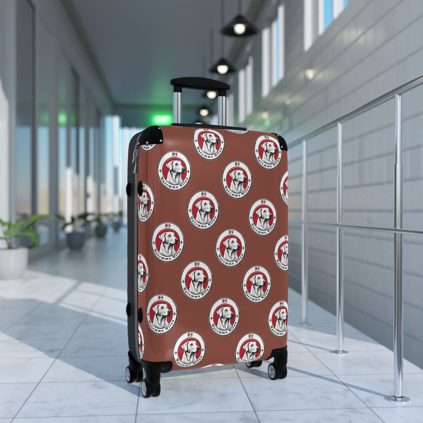 Custom Dog Lover Suitcase – Travel in Style with Pet Design