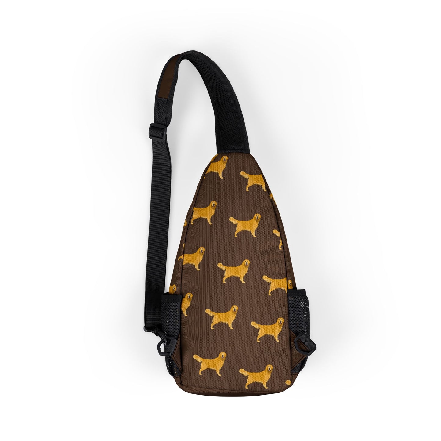 Chest Treats Bag for Dog Owners "Golden retriever" Design | Sling Backpack