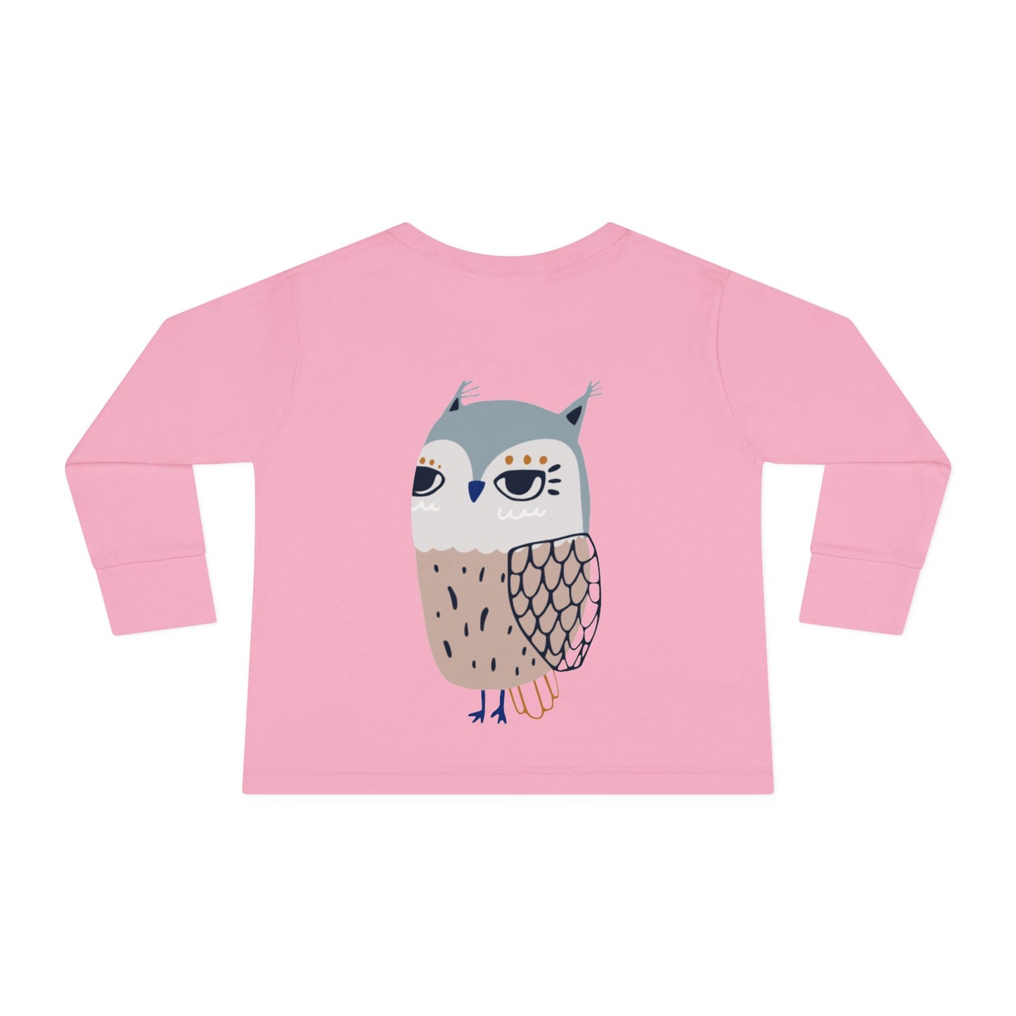Whimsical Toddler Long Sleeve Tee, Cute Animal Designs, Children's Clothing, Birthday Gift, Playtime Apparel, Seasonal Celebrations