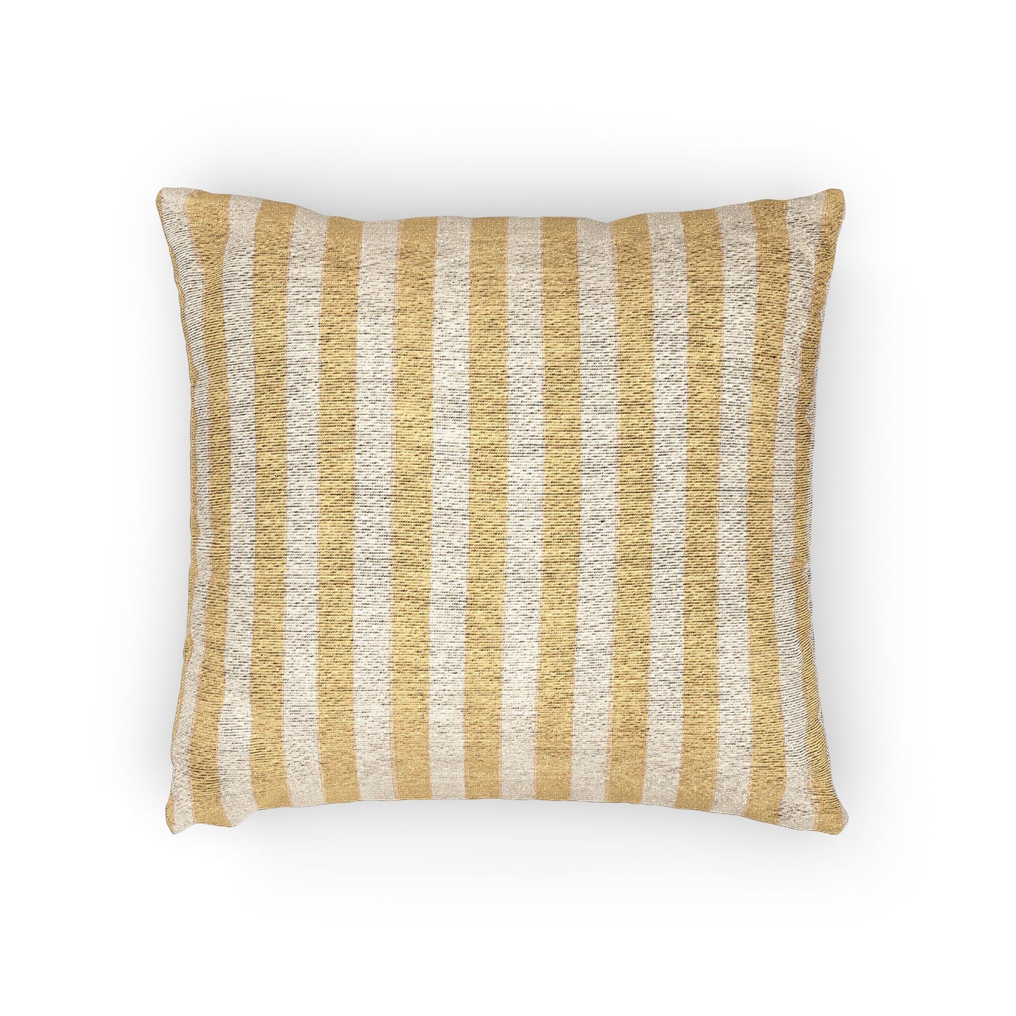Elegant Striped Woven Cotton Cushion Cover & Pillow "Portofino Dogs" - Cozy Decor for Home