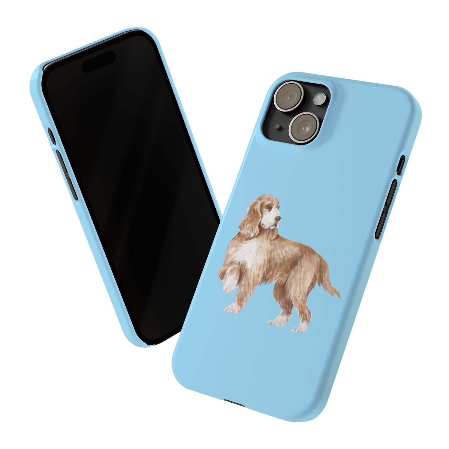 Cute Cocker Spaniel Slim Phone Case - Ideal Gift for Dog Lovers