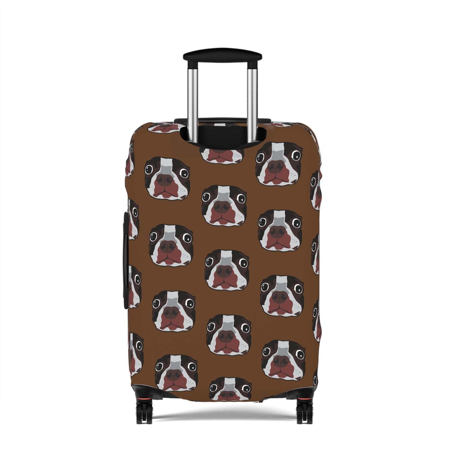 Luggage Cover "Wonder Dog" Dog Print, Suitcase Protector for Travelling, Gifts for Dog Lovers