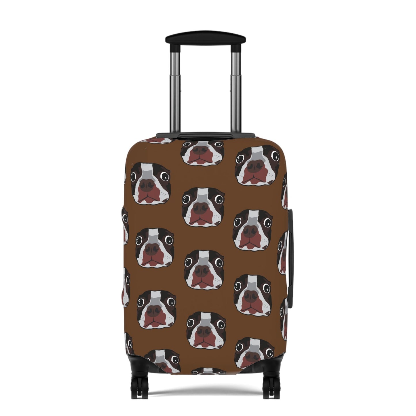 Luggage Cover "Wonder Dog" Dog Print, Suitcase Protector for Travelling, Gifts for Dog Lovers