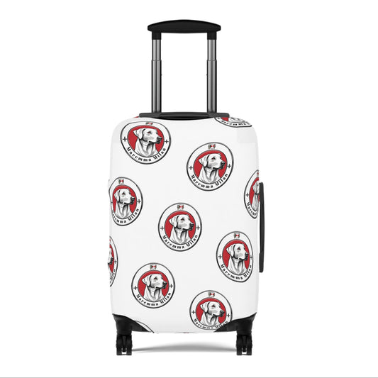 Designer Luggage Cover, Dog Lover Luggage Protector, Suitcase Cover Brand "Maremma Milan" Brand