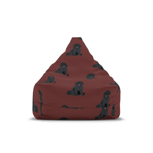 Cozy Dog Print Bean Bag Chair Cover – Perfect for Pet Lovers!