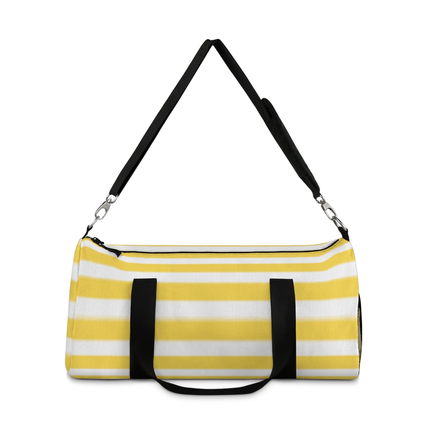 Bright Striped Duffel Bag "Portofino Dogs" – Perfect for Dog Travel & Everyday Use