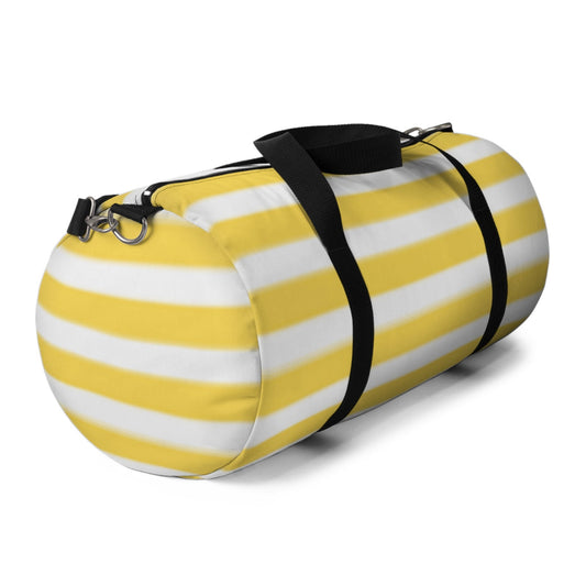 Bright Striped Duffel Bag "Portofino Dogs" – Perfect for Dog Travel & Everyday Use