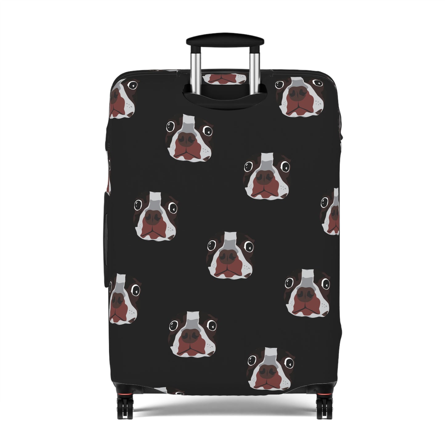Playful Dog Luggage Cover - Travel Accessories for Pet Lovers, Funny Suitcase Protector for Vacations, Gift for Dog Owners, Animal [...]